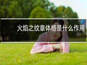 火焰之纹章体格是什么作用