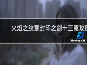 火焰之纹章封印之剑十三章攻略