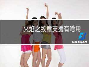 火焰之纹章支援有啥用