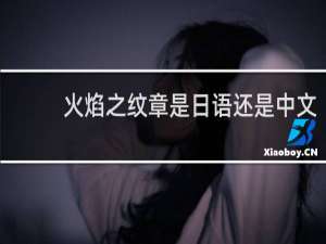 火焰之纹章是日语还是中文