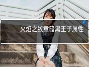 火焰之纹章暗黑王子属性