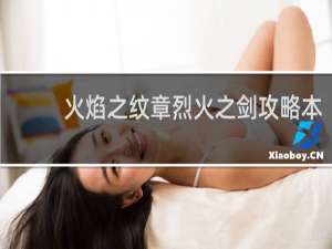 火焰之纹章烈火之剑攻略本