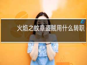 火焰之纹章盗贼用什么转职