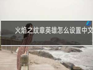 火焰之纹章英雄怎么设置中文