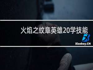 火焰之纹章英雄 学技能