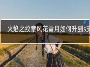 火焰之纹章风花雪月如何升到s支援