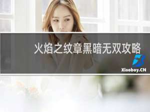 火焰之纹章黑暗无双攻略