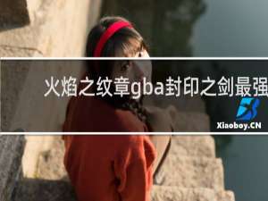 火焰之纹章gba封印之剑最强