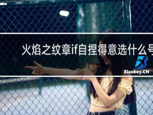 火焰之纹章if自捏得意选什么号