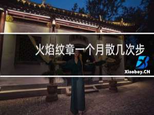 火焰纹章一个月散几次步