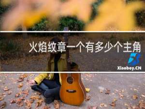 火焰纹章一个有多少个主角