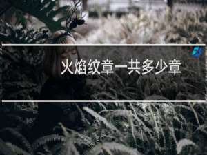 火焰纹章一共多少章