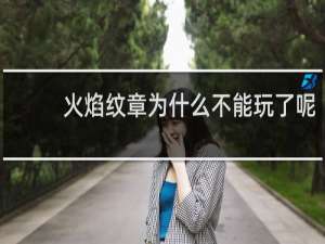 火焰纹章为什么不能玩了呢