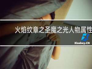 火焰纹章之圣魔之光人物属性