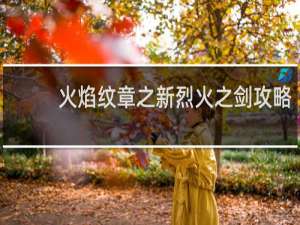 火焰纹章之新烈火之剑攻略