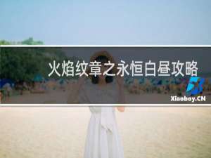火焰纹章之永恒白昼攻略