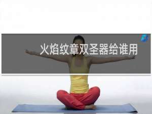火焰纹章双圣器给谁用
