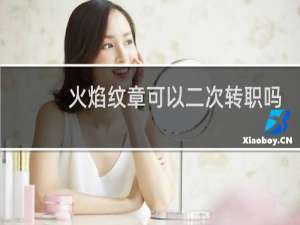 火焰纹章可以二次转职吗