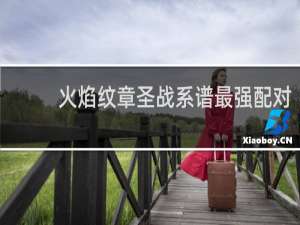 火焰纹章圣战系谱最强配对