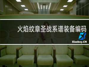 火焰纹章圣战系谱装备编码