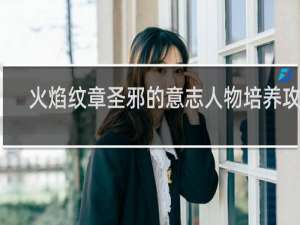 火焰纹章圣邪的意志人物培养攻略