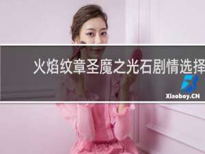 火焰纹章圣魔之光石剧情选择