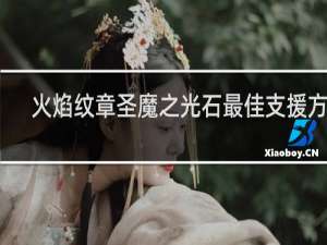 火焰纹章圣魔之光石最佳支援方案