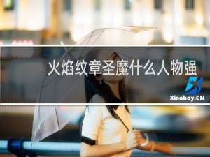 火焰纹章圣魔什么人物强