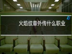 火焰纹章外传什么职业