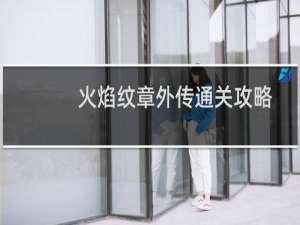 火焰纹章外传通关攻略
