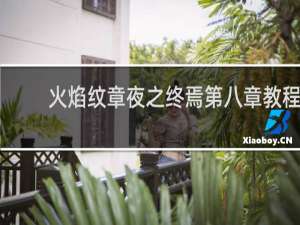 火焰纹章夜之终焉第八章教程