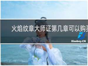 火焰纹章大师证第几章可以购买