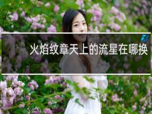 火焰纹章天上的流星在哪换