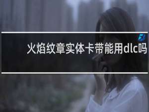 火焰纹章实体卡带能用dlc吗