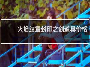 火焰纹章封印之剑道具价格