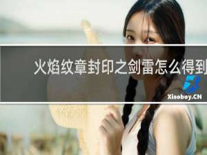 火焰纹章封印之剑雷怎么得到