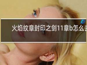 火焰纹章封印之剑11章b怎么去