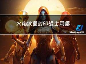 火焰纹章封印战士用哪个