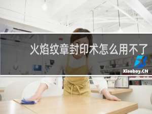 火焰纹章封印术怎么用不了