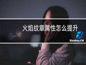 火焰纹章属性怎么提升