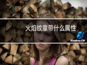 火焰纹章带什么属性
