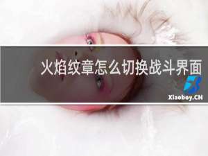 火焰纹章怎么切换战斗界面