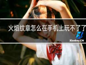 火焰纹章怎么在手机上玩不了了呢