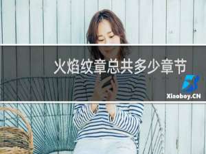 火焰纹章总共多少章节