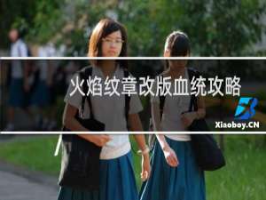 火焰纹章改版血统攻略