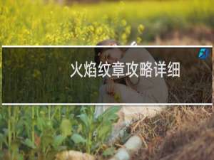 火焰纹章攻略详细