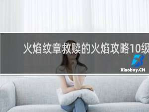火焰纹章救赎的火焰攻略10级