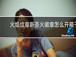 火焰纹章新圣火徽章怎么开箱子