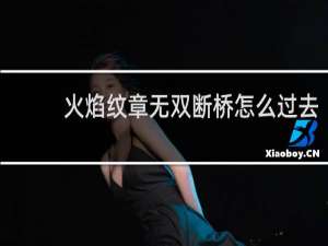 火焰纹章无双断桥怎么过去