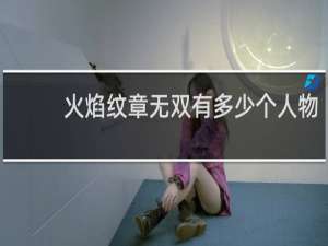 火焰纹章无双有多少个人物